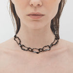 Noir de chain necklace - fasfas