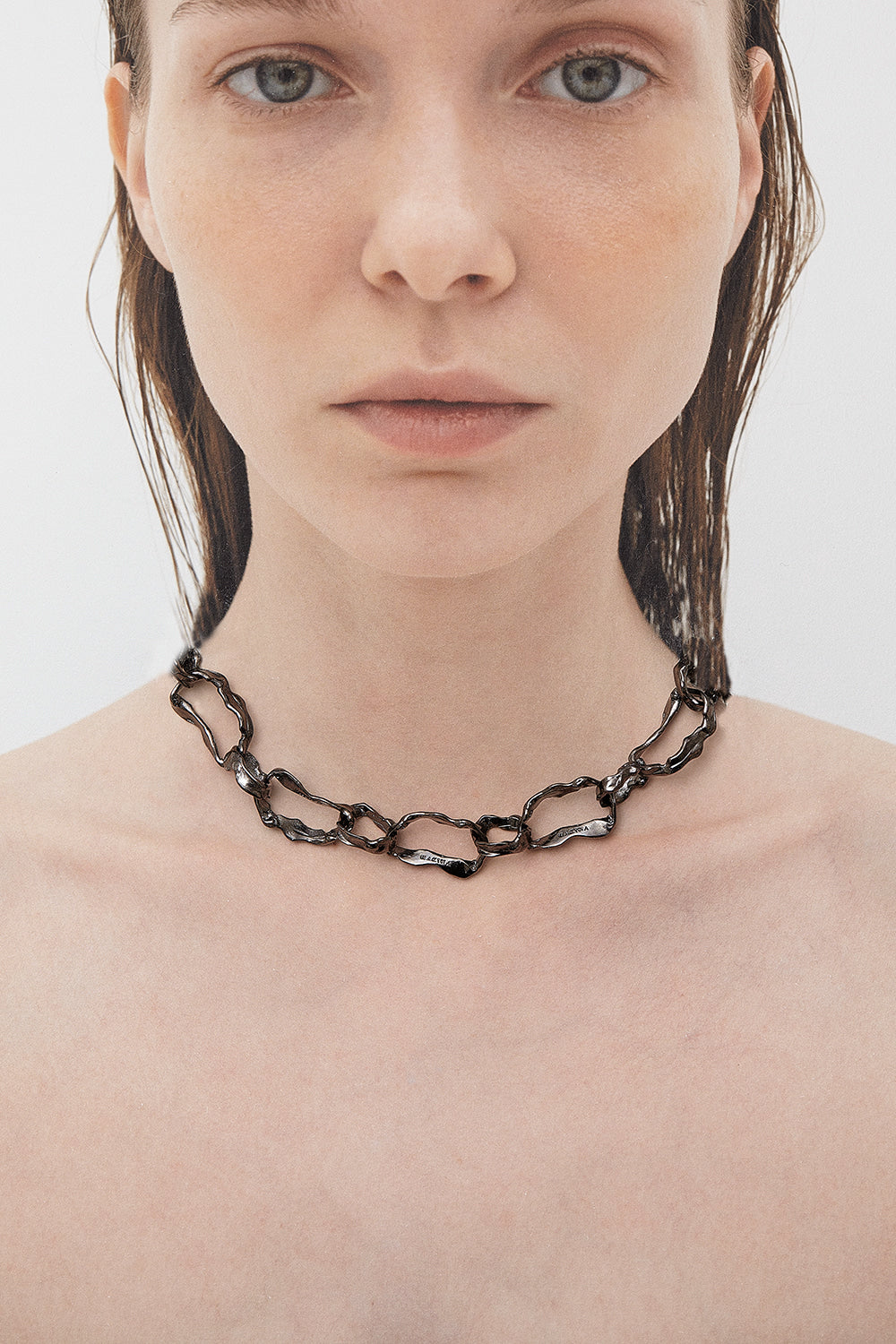 Noir de chain necklace - fasfas