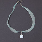 Velvet choker necklace (1.8cm) - fasfas