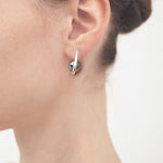 Terahertz oval hoop earrings - fasfas