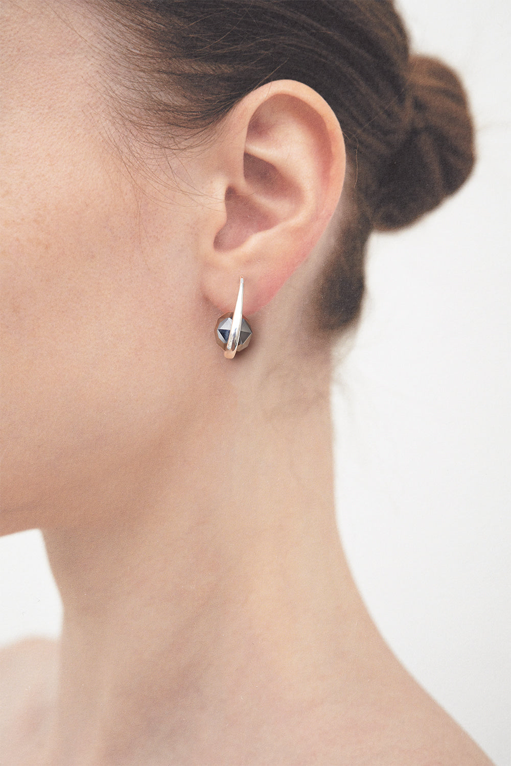Terahertz oval hoop earrings - fasfas