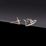 Dancing objet No.7 petit earrings - rosegold(clip-on earrings) - fasfas