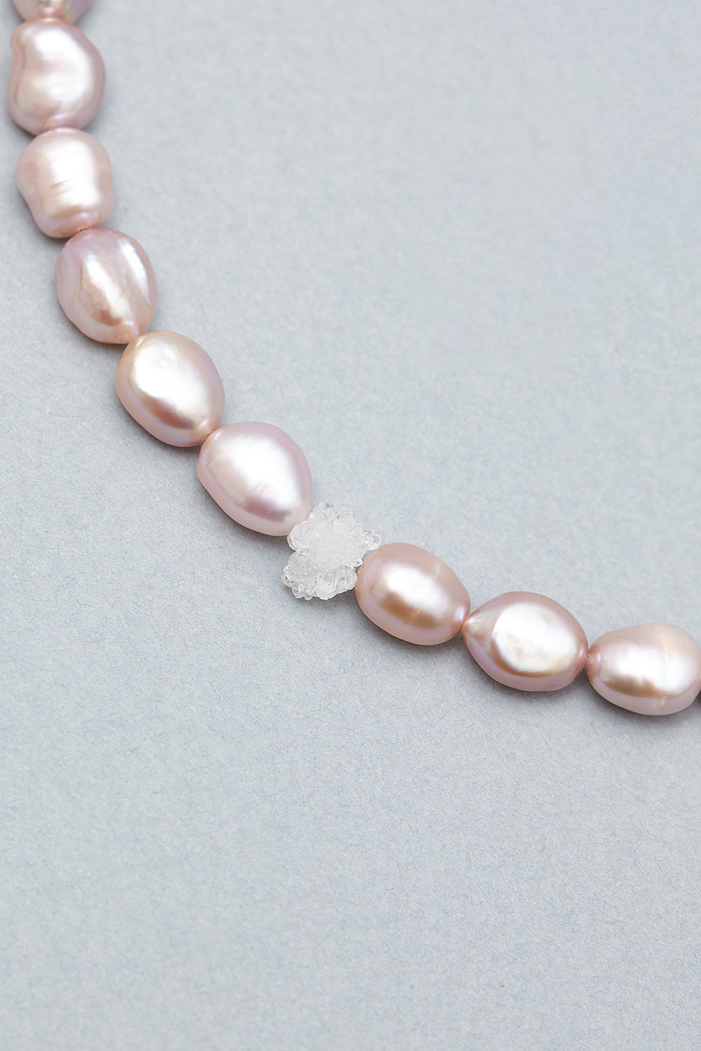 9mm pink freshwater pearl necklace - fasfas