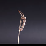 Pearl theoria brooch rosegold - fasfas