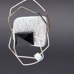 Onyx geometric brooch - fasfas