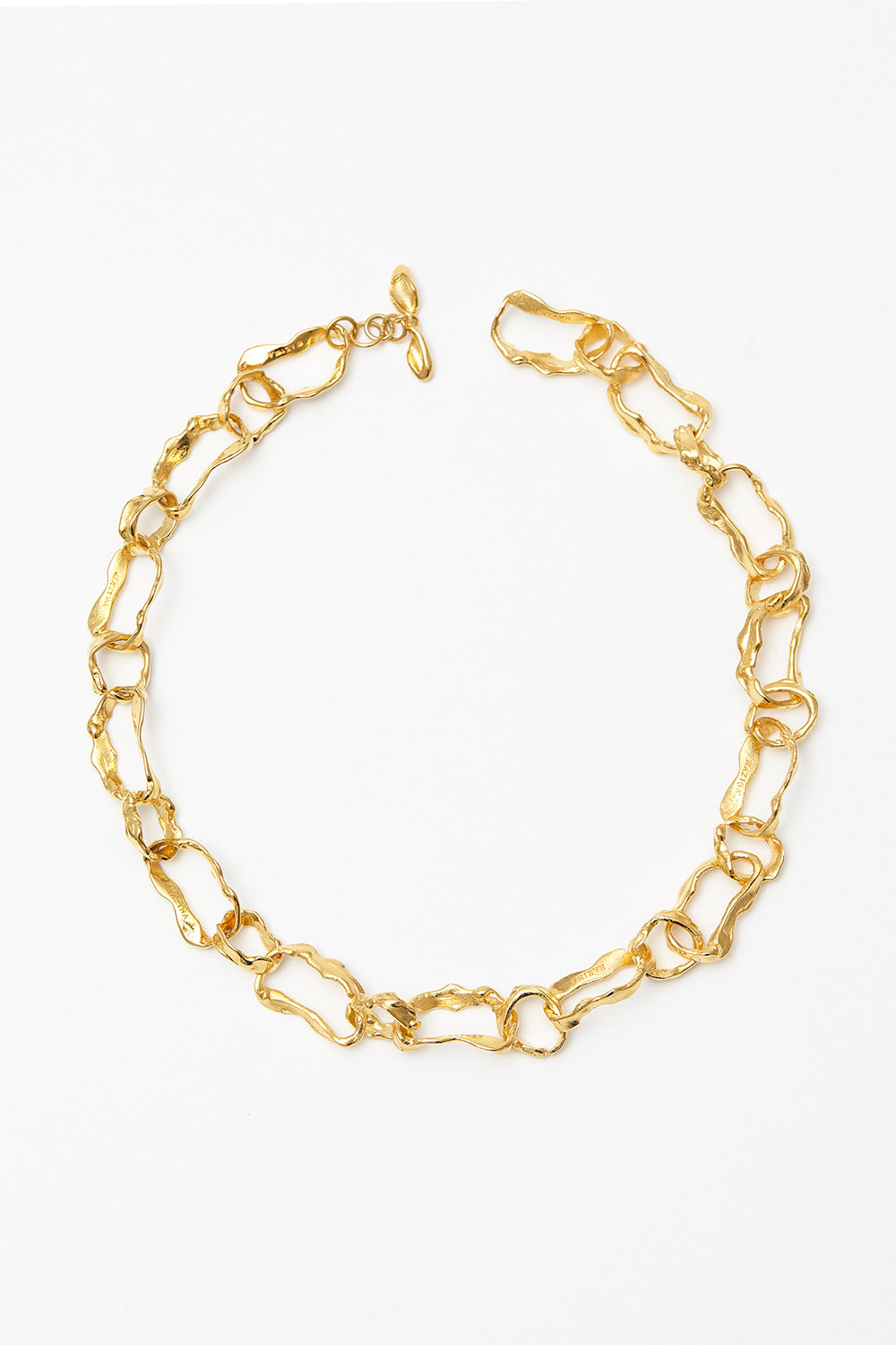 Gold de chain necklace - fasfas