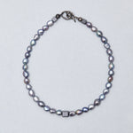 8mm deep blue freshwater pearl necklace - fasfas