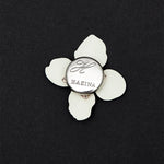 Fleur brooch ivory - fasfas