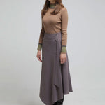 A-line asymmetric skirt - fasfas