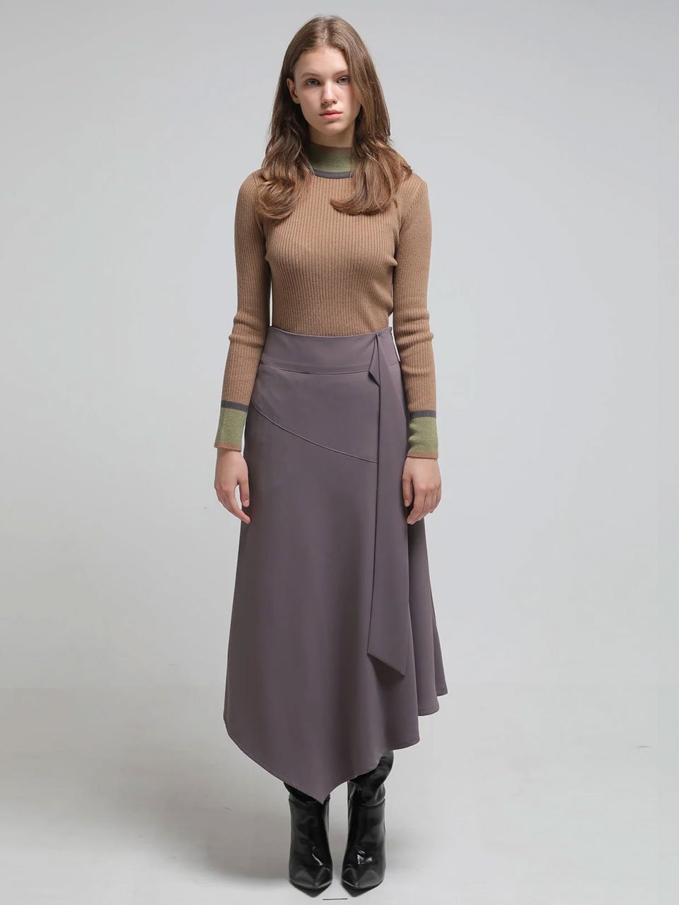A-line asymmetric skirt - fasfas