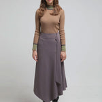 A-line asymmetric skirt - fasfas