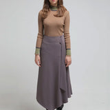 A-line asymmetric skirt - fasfas