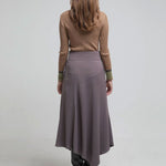 A-line asymmetric skirt - fasfas
