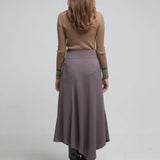 A-line asymmetric skirt - fasfas