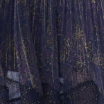 A-line silk tiered long skirt - fasfas