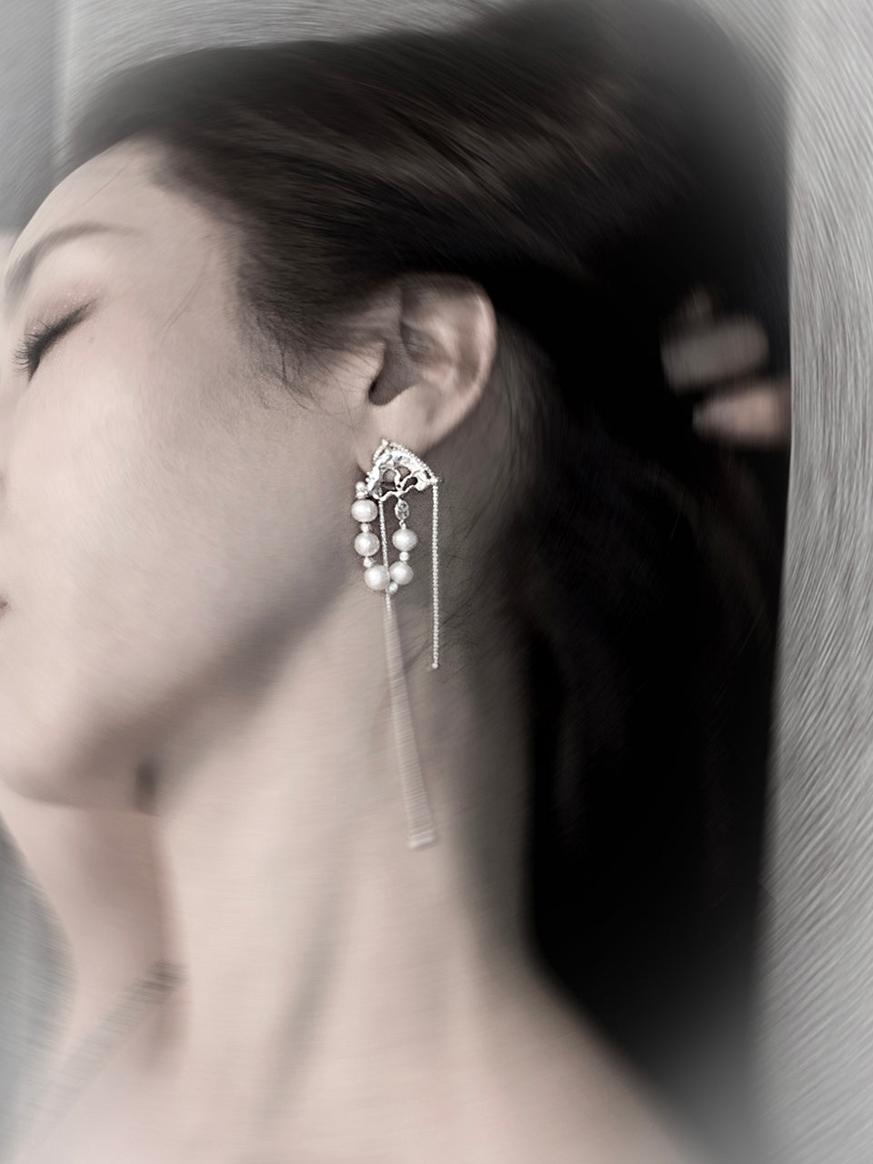 AYRE PEARL EARRING Single pearl earring - fasfas