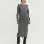 Alma essential sweater ash gray - fasfas
