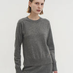 Alma essential sweater ash gray - fasfas