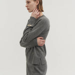Alma essential sweater ash gray - fasfas