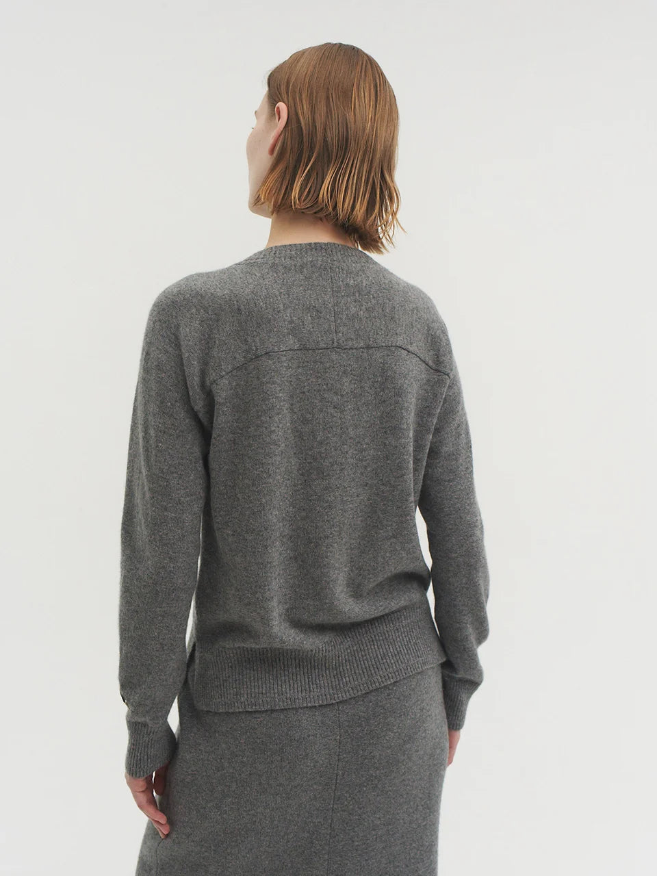 Alma essential sweater ash gray - fasfas