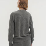 Alma essential sweater ash gray - fasfas