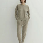 Alma essential sweater natural beige - fasfas