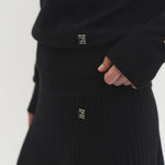 Anouk vneck sweater ink black - fasfas