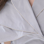 Asymmetric cape style crop jacket - fasfas