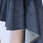 Asymmetric tiered denim skirt - fasfas