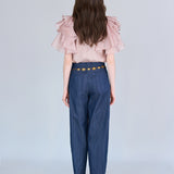 Baggy fit denim pants - fasfas