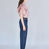 Baggy fit denim pants - fasfas