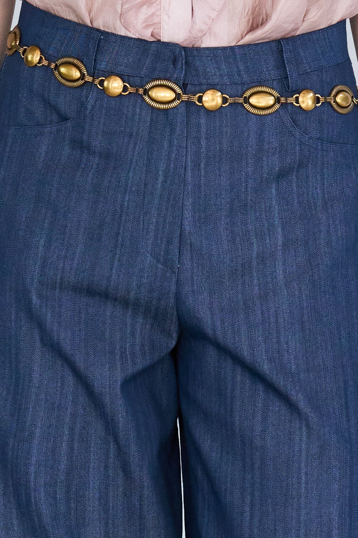 Baggy fit denim pants - fasfas