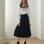 Organza ribbon lace blouse - fasfas