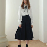 Organza ribbon lace blouse - fasfas