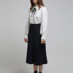 Organza ribbon lace blouse - fasfas