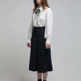 Organza ribbon lace blouse - fasfas