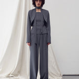 Bolero cropped jacket - fasfas