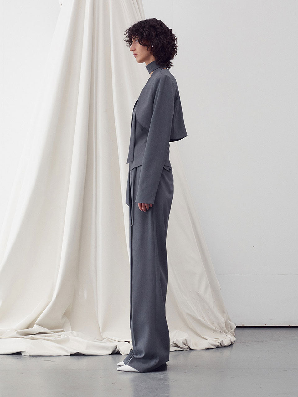 Bolero cropped jacket - fasfas