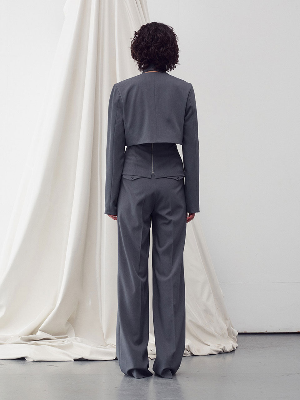 Bolero cropped jacket - fasfas