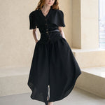 Capelet cardigan black - fasfas