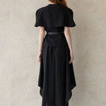 Capelet cardigan black - fasfas