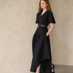 Capelet cardigan black - fasfas