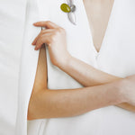 Chic leaf brooch green - fasfas