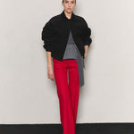 Corduroy bomber jacket black - fasfas