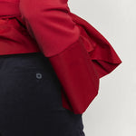 Corduroy flared tailored pants navy - fasfas