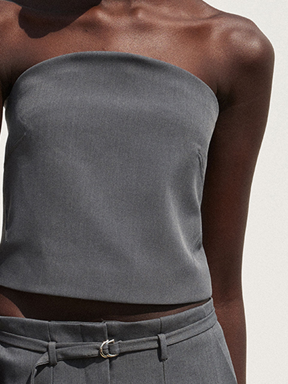 Cropped tube top - fasfas