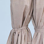 Cut point ribbon pants gold brown - fasfas