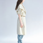 Cut point ribbon pants jungle green - fasfas