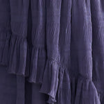 Cutout cape sleeve asymmetric tiered long dress - fasfas