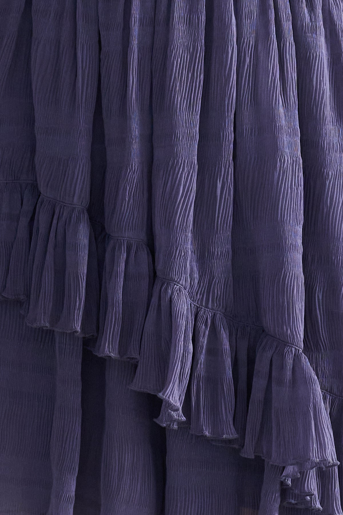 Cutout cape sleeve asymmetric tiered long dress - fasfas